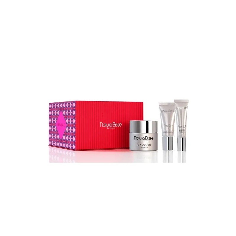 Natura bisse set diamond  extreme eye 15ml + cream rich texture 50 ml + lip booster 15ml 31k649